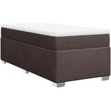  Krevet s oprugama i madracem tamnosmeđi 80x200 cm od tkanine | shoptok.hr