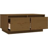  Klubska mizica medeno rjava 80x50x35 cm trdna borovina, (20712444) | Shoptok.si