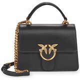 Pinko Torbe za čez ramo LOVE ONE TOP HANDLE MINI LIGHT VITELLO SETA Črna Cene