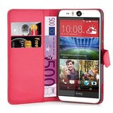 Cadorabo Ohišje, združljivo z HTC Desire EYE v rdeče sladkorno jabolko - Zaščitni ovitek z magnetnim zapiranjem, stoječo funkcijo in režo za kartice, (20551288) | Shoptok.si