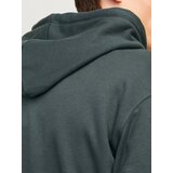 Jack & Jones Sweater majica 'JORBRONX' kraljevski zelena / vuneno bijela | shoptok.hr