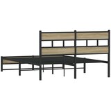  Metalni okvir kreveta bez madraca boja hrasta sonome 135x190 cm | Eponuda.ba