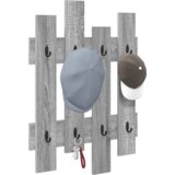 vidaXL Vješalica za kapute na zidu 60 x 3 x 82 cm Konstruirano drvo | shoptok.hr