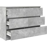 vidaXL Komoda beton siva 100x35x76 cm konstruirano drvo | shoptok.hr