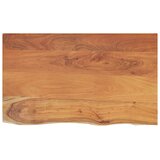  Kupaonska radna ploča 90x60x2,5 cm pravokutna od drva bagrema | shoptok.hr