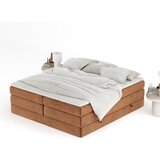 Maison de Rêve Narančasti boxspring krevet s prostorom za odlaganje/bez uzglavlja 200x200 cm Juniper – | shoptok.hr
