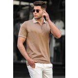 Madmext Polo T-shirt - Brown - Regular fit Cene