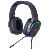 Gembird GHS-SANPO-S300 USB 7.1 Gaming RGB Black, slusalke z | Shoptok.si