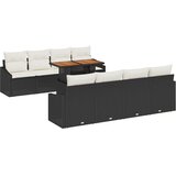  Vrtni set za objed s jastukom 9 pcs Crna i Krema | Eponuda.com