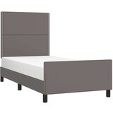  Okvir za krevet s uzglavljem sivi 100x200 cm od umjetne kože | shoptok.hr