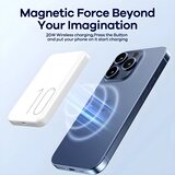 Remax Power bank Magnetic RPP-65 PD 20W+QC 15W Fast Charging 10000 mAh ljubicasti | Eponuda.com