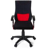 MID.YOU Mladinski Vrtljiv Stol Kiddy Pro Al, Črna, Rdeča | Shoptok.si
