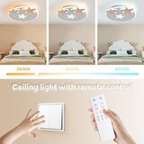 YUEEU LED stropna svetilka zvezda z daljinskim upravljalnikom 32W | Shoptok.si