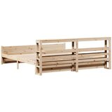 vidaXL Okvir kreveta s uzglavljem 180 x 200 cm masivna borovina | shoptok.hr