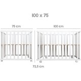 Roba Bela stajica na koleščkih 100x75 cm Style – | Shoptok.si