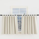 KGORGE kratke termo zatemnitvene zavese s trakovi – set 2, 140 × 100 cm odprta embalaža | Shoptok.si