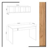  Hanah home radni sto ertel | Eponuda.com