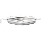  Posude Gastronorm 8 kom GN 1/2 40 mm od nehrđajućeg čelika | Eponuda.ba