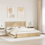  s od storage Sonoma hrast 180 x 200 cm Konstruirano drvo | shoptok.hr