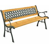  Drvena vrtna klupa Metalna vrtna klupa s naslonom | shoptok.hr