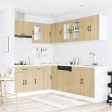 11-dijelni set kuhinjskih ormarića Kalmar konstruiranog drva | shoptok.hr