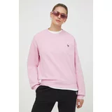 PS Paul Smith Bombažen pulover ženska, roza barva