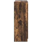 vidaXL Komoda boja dimljenog hrasta 80x35x99 cm konstruirano drvo | shoptok.hr