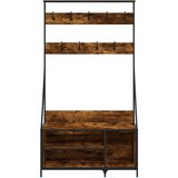  Stalak za odjeću i cipele boja hrasta 100x41x184 cm | shoptok.hr