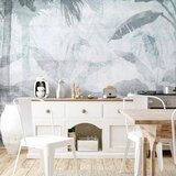  Foto tapeta - Vanishing jungle - landscape of exotic nature in blue tones 250x175 Vodootporna | shoptok.hr
