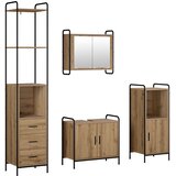  Set ormarića za kupaonicu 4 kom. Hrast artisan | shoptok.hr