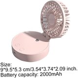 Venisymlis Mini Namizni Razpršilni Ventilator, Z Baterijo (Roza), (22070414) | Shoptok.si