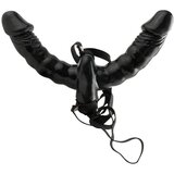 Pipedream Dvostruki vibrator na pričvršćivanje (crni) - Fetiš Cijene