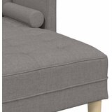  Set sofe s jastukom Sivo-smeđa Poliester | shoptok.hr