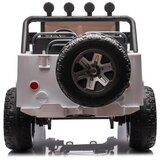 Lean_Toys Retro vojaško vozilo POWER JH102 bele barve 2x24V 4X90W | Shoptok.si