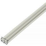 STABILIT Spodnji drsni profil PVC Stabilit (D x Š x V: 2.000 x 6,5 x 5 mm, plastika, bele barve) | Shoptok.si