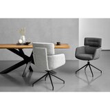 Dieter Knoll NASLANJAČ, kovina, tekstil črna, temno siva | Shoptok.si