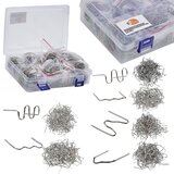 Rosfix Staples Za Plastiko 6 Tipov 1800 Kosov V Plastični Škatli | Iz Ogljikovega Jekla, Primer 0,6/0,8 Mm, Trajnost, (5000244483) | Shoptok.si
