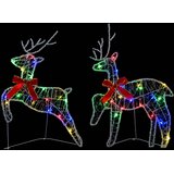  Božićni irvas 6 kom. 80 LED lampica Višebojno 43 x 19 x 65 cm | shoptok.hr