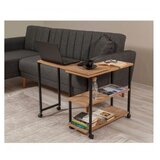 Hanah home Klub sto Melin 70x63x76cm Bež-Crni | Eponuda.ba