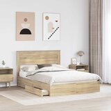  s od storage Sonoma hrast 140 x 200 cm Konstruirano drvo | shoptok.hr