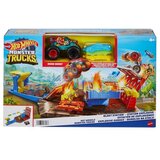 Hot Wheels Monster Trucks Explosive Garage igralni komplet Cene
