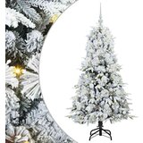 vidaXL Umjetno božićno drvce s nogom s stalakom Zelena 150 cm PE i PVC | shoptok.hr