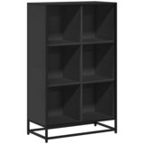 Maison Chic Knjižna omara - Knjižni regal črna 65,5x33x107,5 cm iverna plošča, (21725581) Cene
