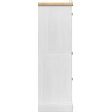 Ormarić CORONA Bijelo 101 x 52 x 170 cm Čvrsto borovo drvo | shoptok.hr