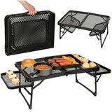  Zložljiva kamping miza 60 x 40 cm - črna | Shoptok.si