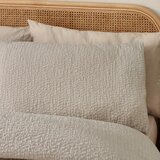 Catherine Lansfield Svjetlo smeđa posteljina za bračni krevet od krepa 200x200 cm Crinkle Seersucker – | shoptok.hr