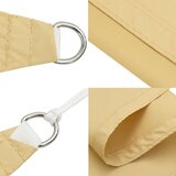  Jedro protiv sunca boje pijeska 4 5x2 m 100 % poliester Oxford | shoptok.hr