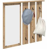  Vješalica za kapute na zidu Zidne hrast artisan 84 x 10 x 80 cm | shoptok.hr