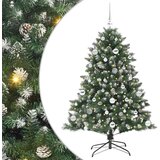 vidaXL Umestno božično drevo med 150 LED Zelena 105 x 105 x 150 cm | Shoptok.si