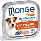 Monge fruit ćurka-borovnica 100g Cene